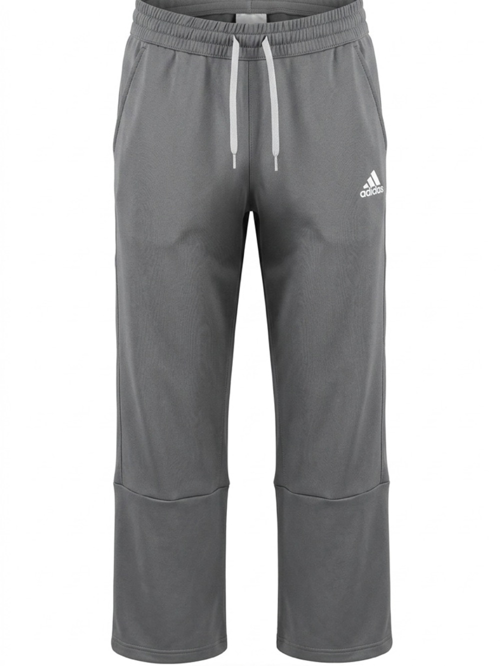 adidas Gray Men's Training Joggers with White Drawcord